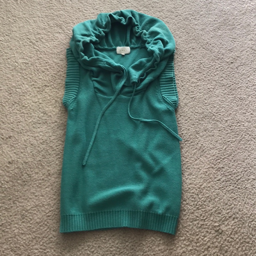 SHAE size Medium cowl neck sleeveless sweater